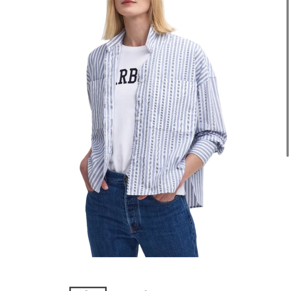 Barbour Relaxed Fit Striped Shirt